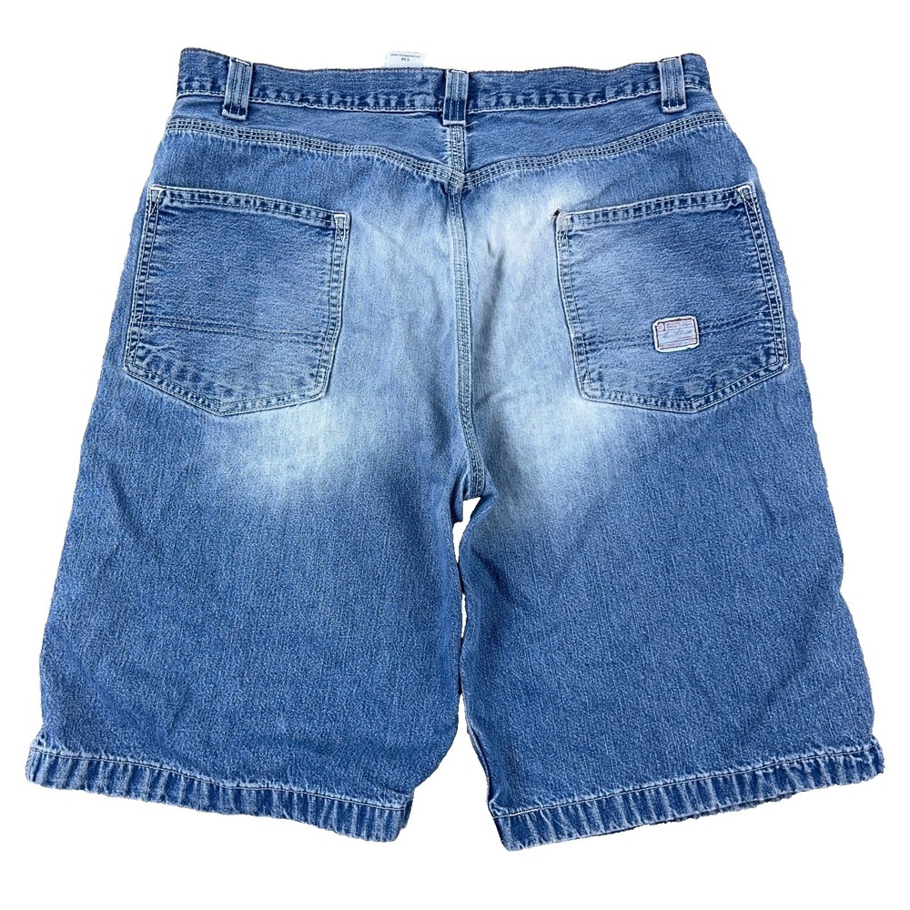Vintage Y2K Levis Shorts Men 36 Relaxed Baggy Fit Jorts Med Wash Faded 2000s *